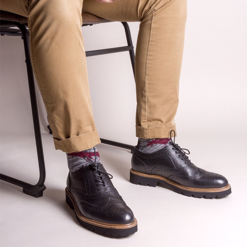 Imagen 4 de 10 de Zapato Para Caballero Bostoniano Fina Piel Ultra Confort