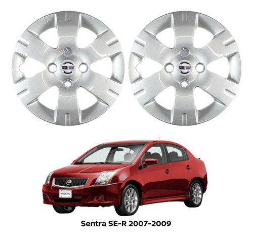 Tapa Polvera 2pz Sentra Se-r 2007-2009 Nissan