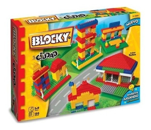 Bloques De Construcción Blocky Ciudad 2 X 150 Piezas 01-0605