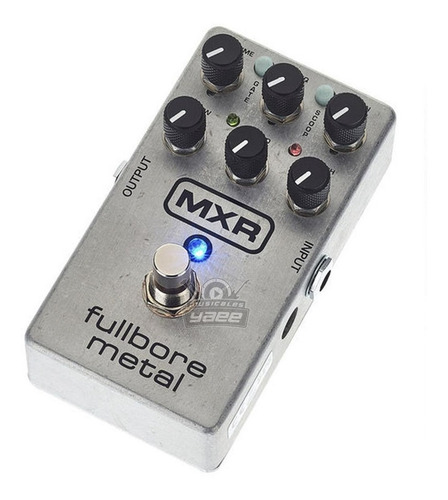 Imagen 3 de 6 de Pedal de efecto MXR Fullbore Metal M116 plateado
