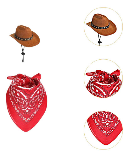 De Ganso, Ropa De Cañón Bufanda Roja De Sombrero Marrón