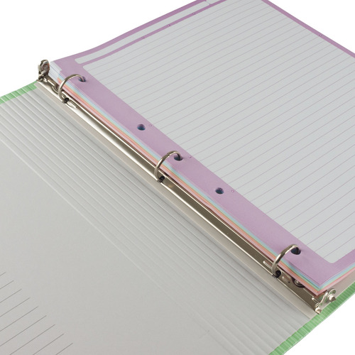 Carpeta Printaform Pastel Universitaria, 3/4'' Con 100 Hojas Menta