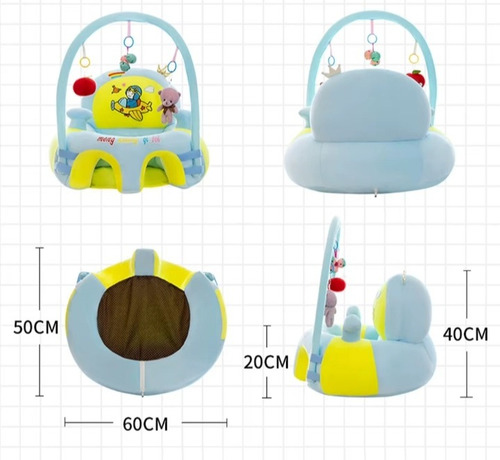 Silla De Peluche Bebé Aprender A Sentarse