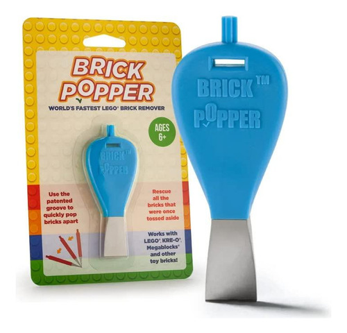 Separador De Ladrillos Brick Popper Para Legos Color Azul