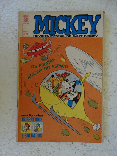 Mickey Nº 215 Editora Abril Out 1970 Com Figurinhas