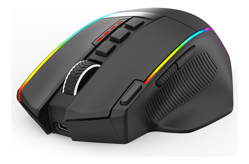 Mouse Gamer Redragon Swain Wireless M915rgb-wl Preto Preto