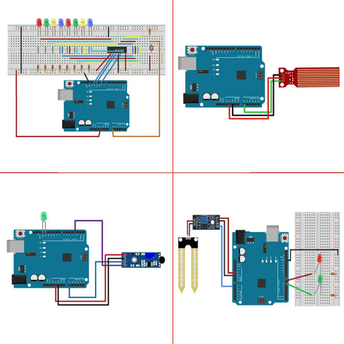 Placa Controladora Ch340 Uno R3, Placa Prueba 830,6 Fichas