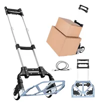 Comprar Carro De Mano Carrito Plegable De Carga Aluminio Hasta 80kg