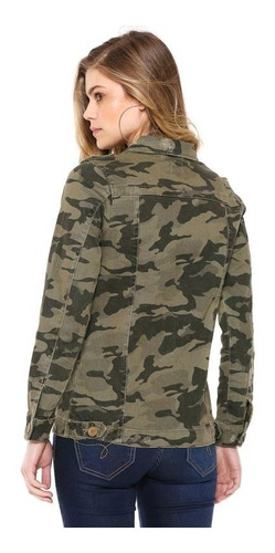 jaqueta militar feminina camuflada