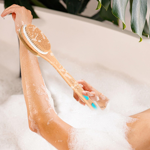 Cepillo Para Ducha 2 En 1,cepillo Corporal Para Masaje