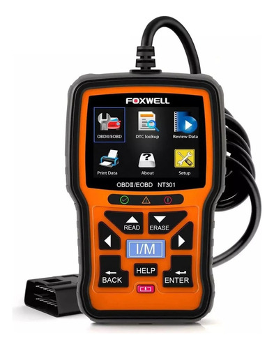 Foxwell Nt301 Obd2 Lector De Código De Luz De Motor De Contr