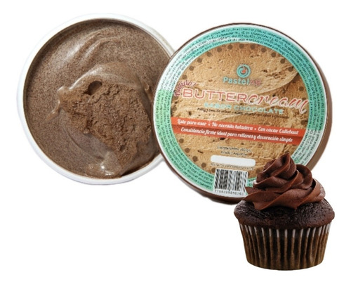 Crema Sabor Chocolate Buttercream Pastelar X360g