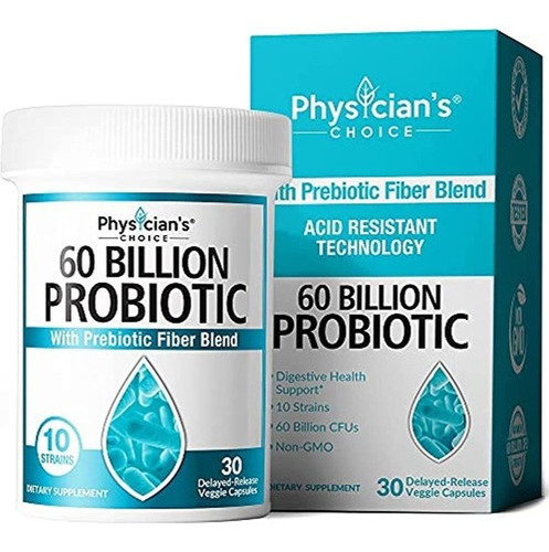 Probioticos 60 Billion Cfu - Probioticos Para Mujeres, Pro