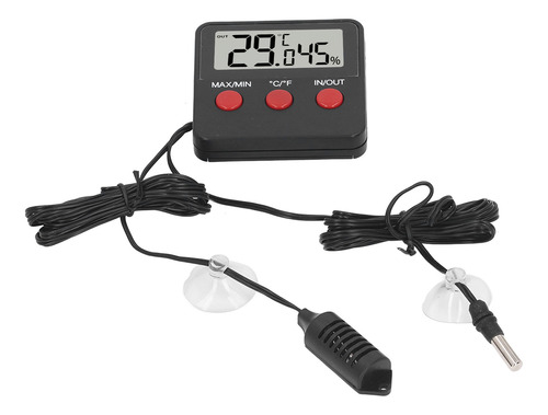 Monitor De Temperatura Y Humedad Mini Meter 2 Sondas Digital