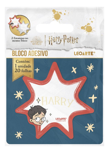 Blocos Adesivo Harry Potter Formato - Leo Arte
