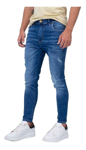 Jeans Pantalón Kazuma Amadora Slim Fit Chupin Hombre