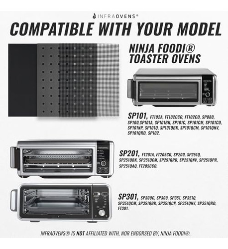 Mantas Reutilizables Infraovens Compatibles Con Ninja Foodi