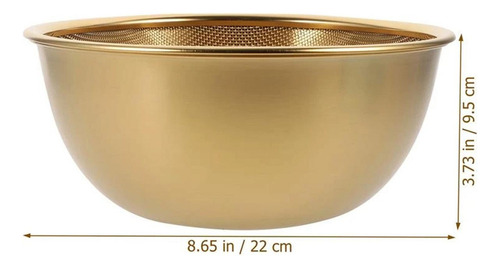 Cesta De Drenaje, Tazón De Colador De Acero Inoxidable,