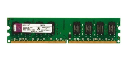 Memória Ram Valueram Color Verde 2gb 1x2gb Kingston Kvr667d