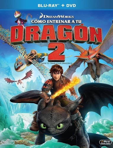 Como Entrenar A Tu Dragon 2 | Blu Ray + Dvd Película Nuevo