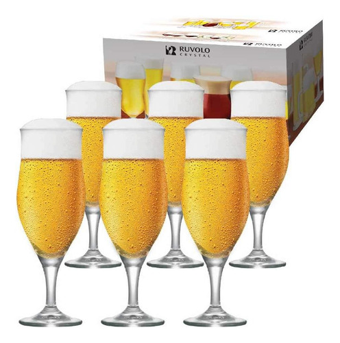 Taça Cerveja - Lubzer Gg 515ml 6 Pcs Cor Incolor