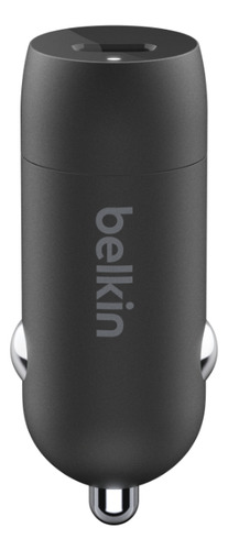 Belkin Cargador De Coche 30w Usb-c + Cable Usb-c A Lightning Negro