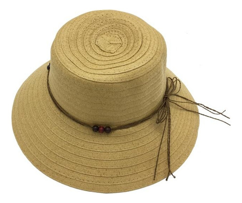 Sombrero De Dama Ala Corta Con Cuerda Verano