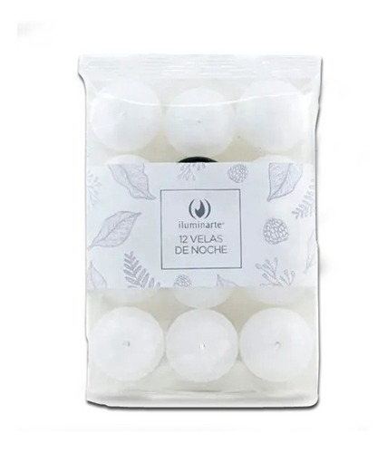 Pack De 12 Velas De Noche 1 Contenedor Pettish Online