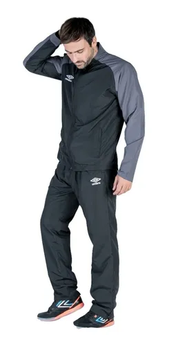 Conjunto Umbro Hombre Kiel Plano Negro/gris Sport Town