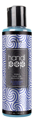 Gel Lubricante Handipop Para Pene Sensuva  Sabor Arándano