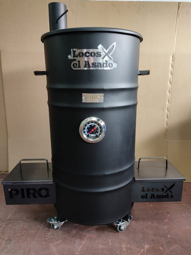 Parrilla Ahumador Piro Locos X El Asado Tambor Leña Smoke