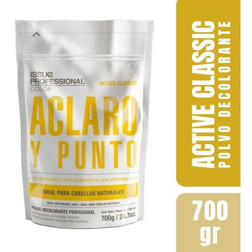 Issue Polvo Decolorante Active Clasic X700gr Uso Profesional