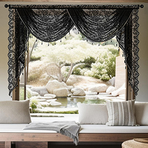Ventana De Cascada Venance Vintage Diseño Ancho 150 Cm