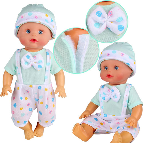 6pcs Para Ropa De Ropa De Muñeca Para Muñecas De 9-10-11 Pul