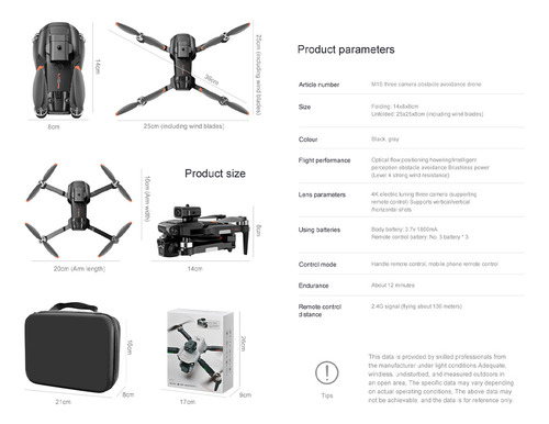 Drones Inteligentes Sin Cepillo Profesionales M1s 4k 2.4g