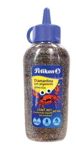 Pegamento Diamantina 60ml V/colores Pelikan Pack C/20 Pzas
