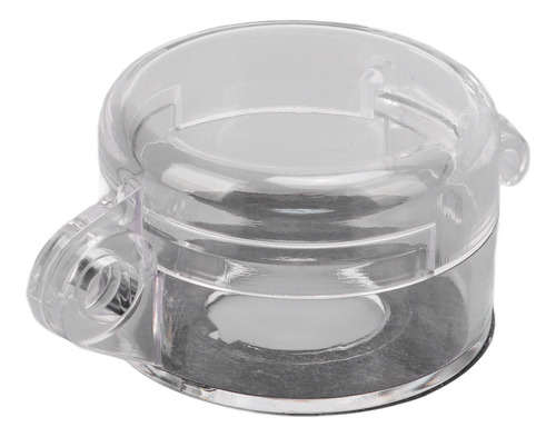 Tapa De Botón Pulsador, Cilindro De Polvo Transparente De Em