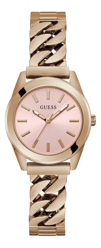 Reloj Guess Mujer Serena Gw0653l2 Color Oro Rosa