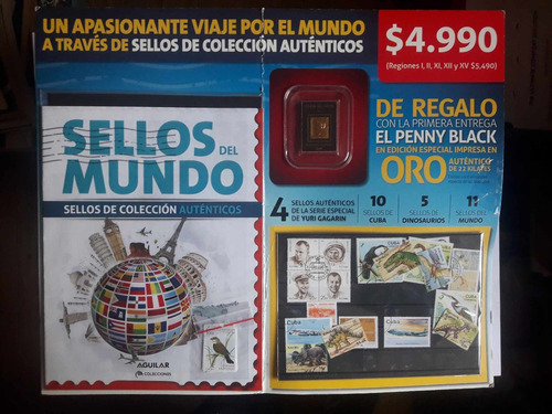 Sellos Del Mundo N°1 + Penny Black / Filatelia - Estampillas