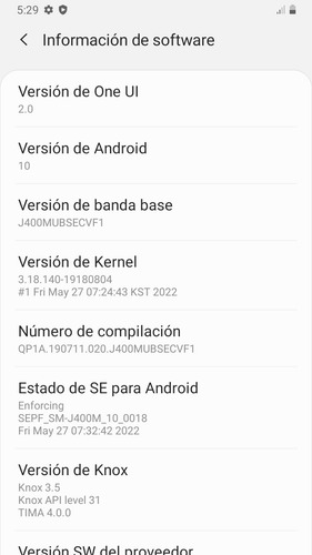 Celular Samsung Galaxy J4 32 Gb Rom + 2 Gb Ram Camara 13+5 Mp Android 10 Desbloqueado 5.5 Pulgadas Amoled Dark Blue (Reacondicionado)