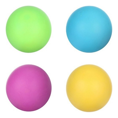 4 Piezas Colorido Squeeze Ball Stress Adulto Kids Liever Toy