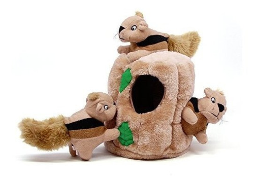 Perro De Afuera Hide-a-squirrel Rompecabezas De Peluche Chir