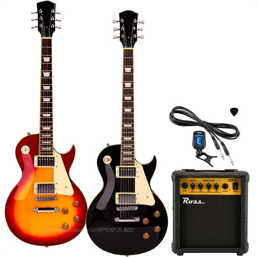 Guitarra Electrica Les Paul + Ampli 10w + Afinador