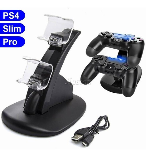 Soporte Control Cargador Joystick Ps4 Base Carga Mando Ps4