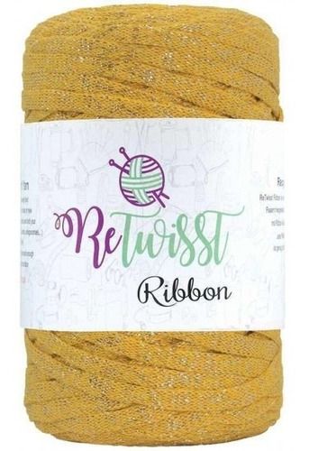 Ribbon Lurex Retwisst - Amarillo