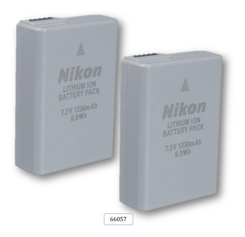 (2) Baterias Mod. 66057 Para Nik0n D5100