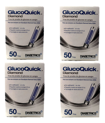 Tirillas Glucoquick Diamond X 200