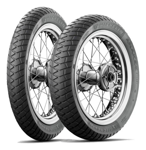 Par Pneu Lander Teneré 90/90-21 + 120/80-18 Michelin Anakee
