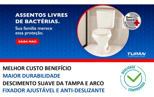 Tampa De Vaso Assento Oval Universal Soft Close Amortecedor