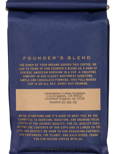 Stumptown Café De Grano Entero Sabor De Vainilla Y Cacao 12